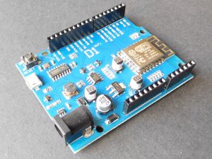 Arduino with Wifi WLAN module ESP8266 80MHz 4GB - smarter electronics by universal solder