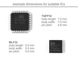 SMD DIP Adapter TQFP32 MLF32 - smart electronics by universal solder