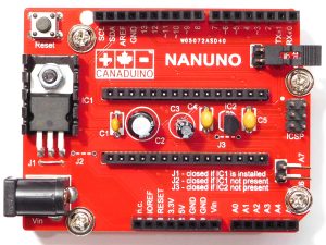 CANADUINO Arduino Nano to Uno Adapter Converter NANUNO - smarter electronics by universal solder