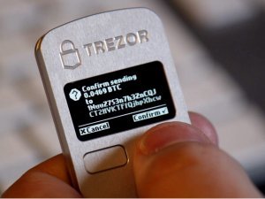 TREZOR Hardware Wallet for BTC Litecoin DASH Zcash Ethereum ERC-20