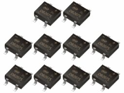 10 pcs SMD Rectifier DB207S 2A, 1000V SOP Package