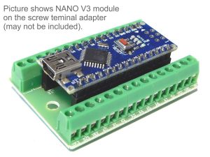 Screw Terminal Adapter for Arduino Nano and Bread Board Buddy