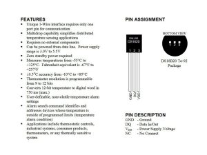 2 x Digital Temperature Sensor DS18B20 TO-92 package