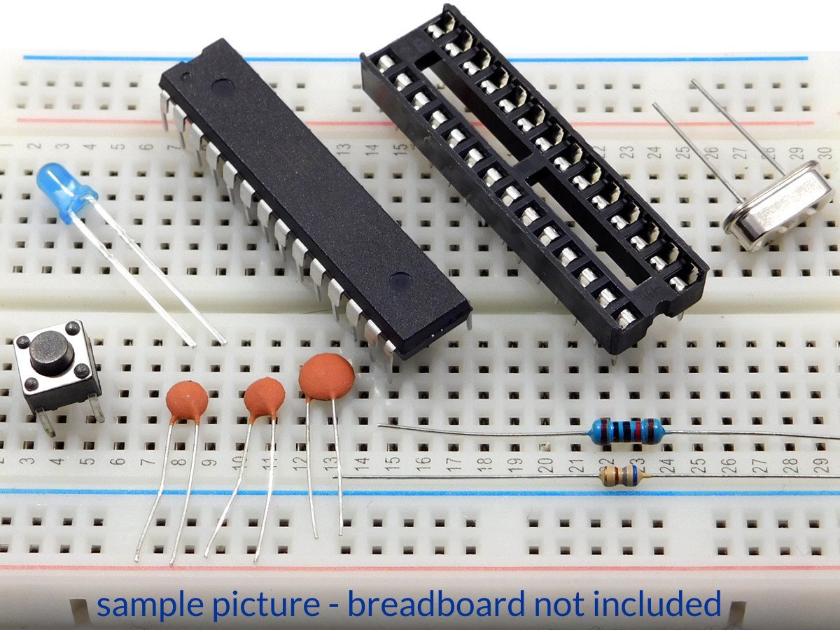 Parts Kit for “Arduino on a breadboard” with DIP socket 5