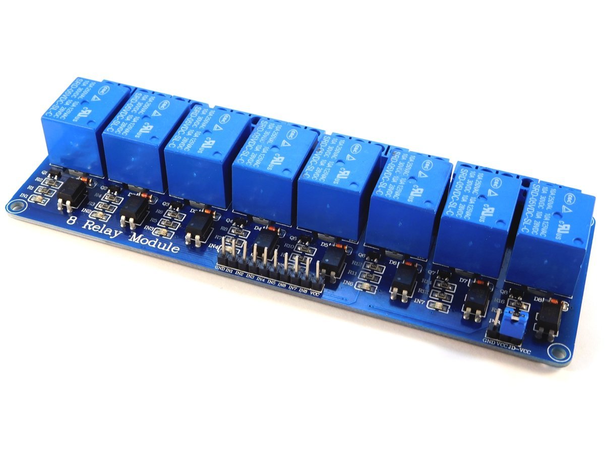 8 Relay Module Shield 10A with Opto Inputs 3-24V 4