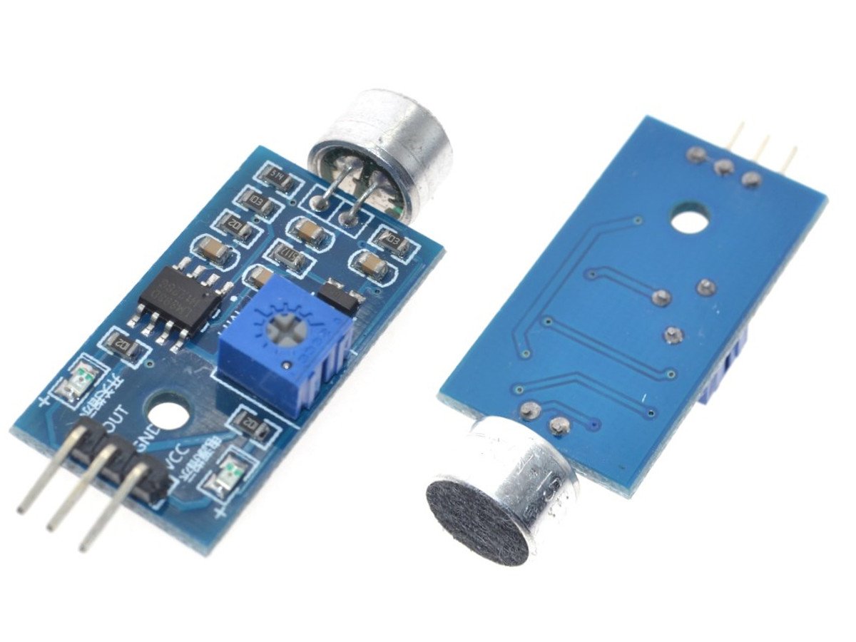 Noise Sound Audio Sensor adjustable trigger output for Arduino etc. 6
