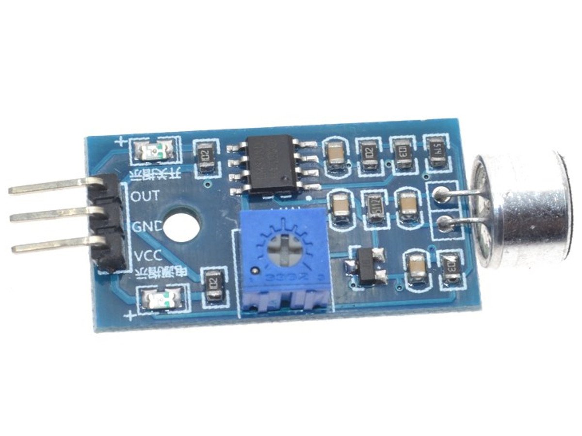 Noise Sound Audio Sensor adjustable trigger output for Arduino etc. 4