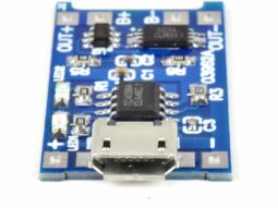 3.7V Li-Ion Lithium Charger 1A Charge – 3A Output – Protection – micro-USB