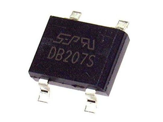 10 pcs SMD Rectifier DB207S 2A, 1000V SOP Package 5