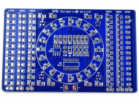 SMD Soldering Learning Kit, LED Light Effects with NE555 10