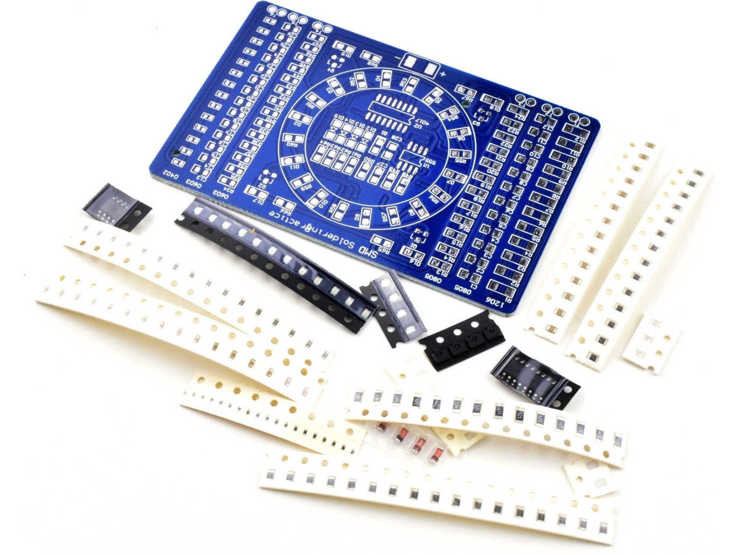 SMD Soldering Learning Kit, LED Light Effects with NE555 8