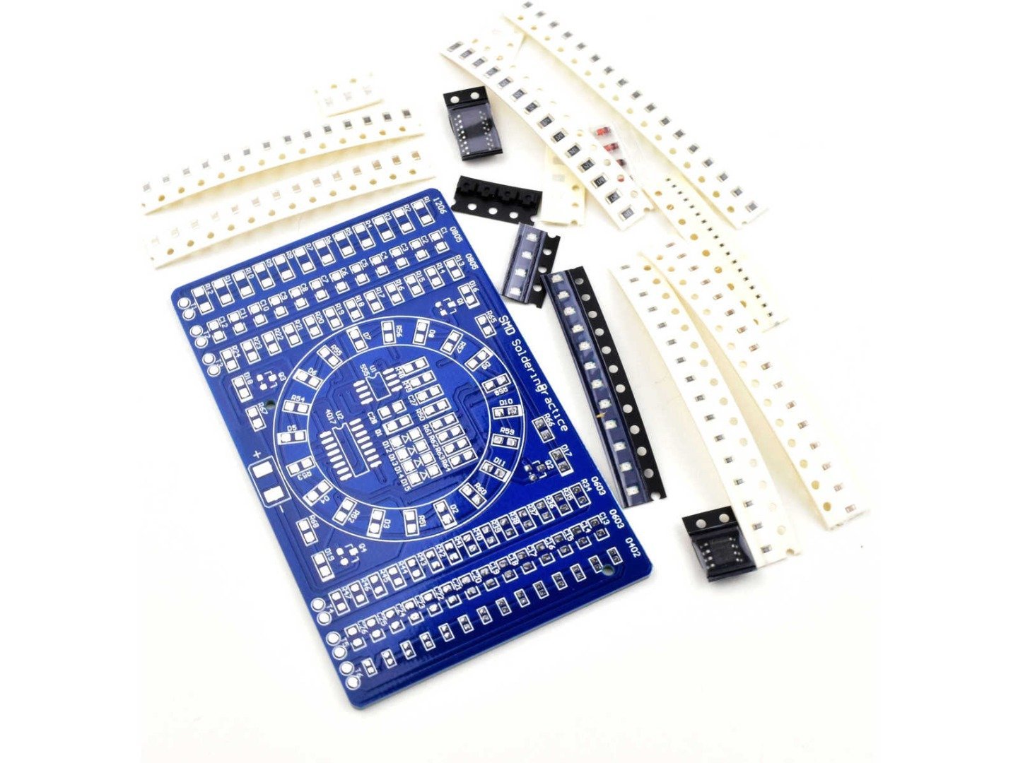 SMD Soldering Learning Kit, LED Light Effects with NE555 6
