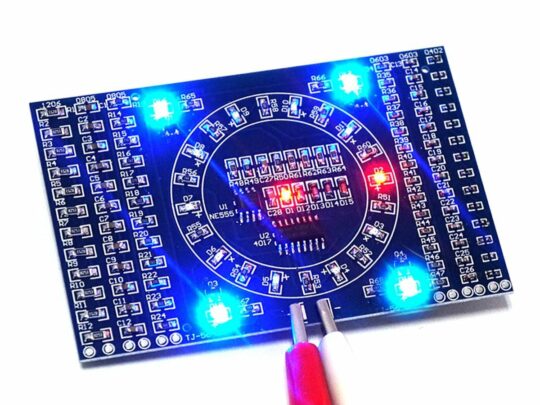 SMD Soldering Learning Kit, LED Light Effects with NE555 13