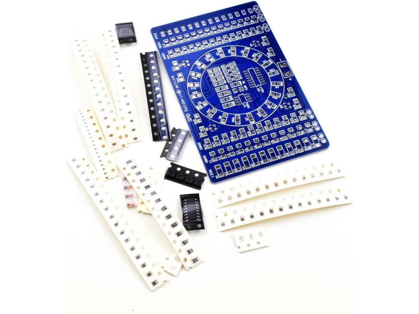 SMD Soldering Learning Kit, LED Light Effects with NE555 7