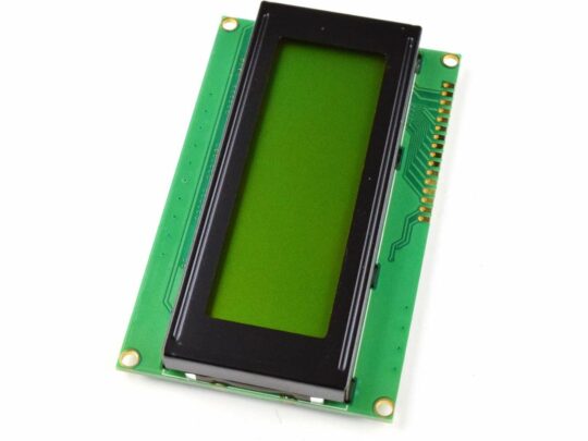 LCD 2004 20×4 Green, Yellow Backlight, parallel or I2C serial 6