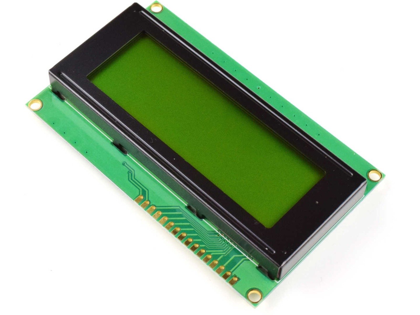 LCD 2004 20×4 Green, Yellow Backlight, parallel or I2C serial 8
