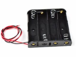 Battery Box Holder for 4x AA 1.5V Batteries