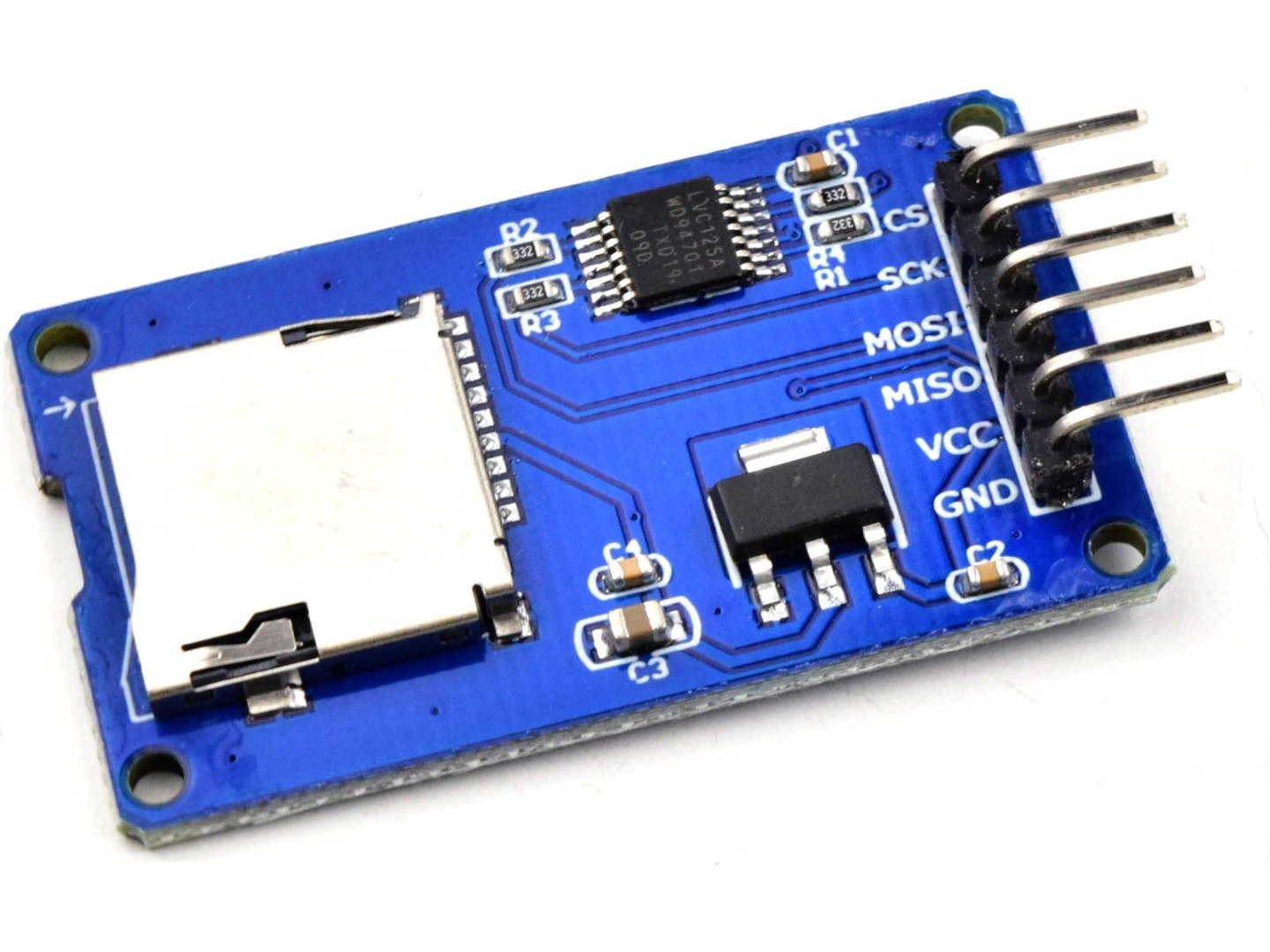 Micro-SD Memory Card Adapter for Arduino with 3.3V-5V converter 9