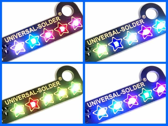 5 Stars For The Customer Gadget – USB LED Keychain DIY Kit 5