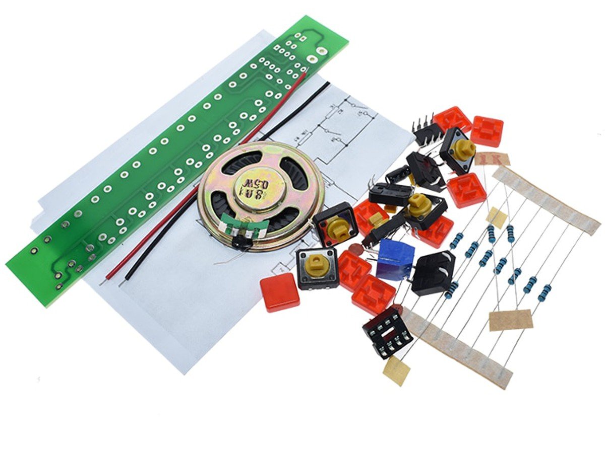Electronic Piano DIY Solder Learning Kit with NE555 5