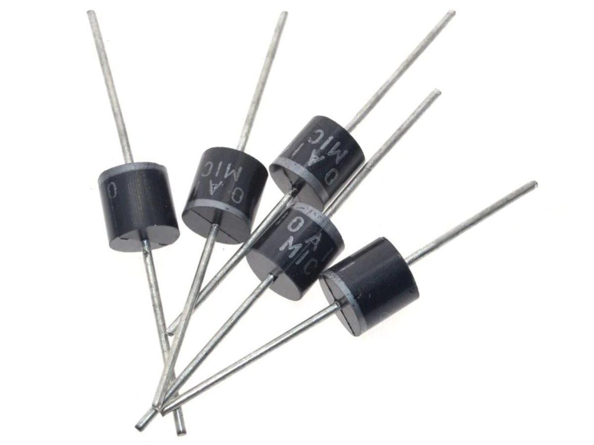 5 x High-Voltage High-Current Rectifier Diodes R6 Package 10A – 1000V 4