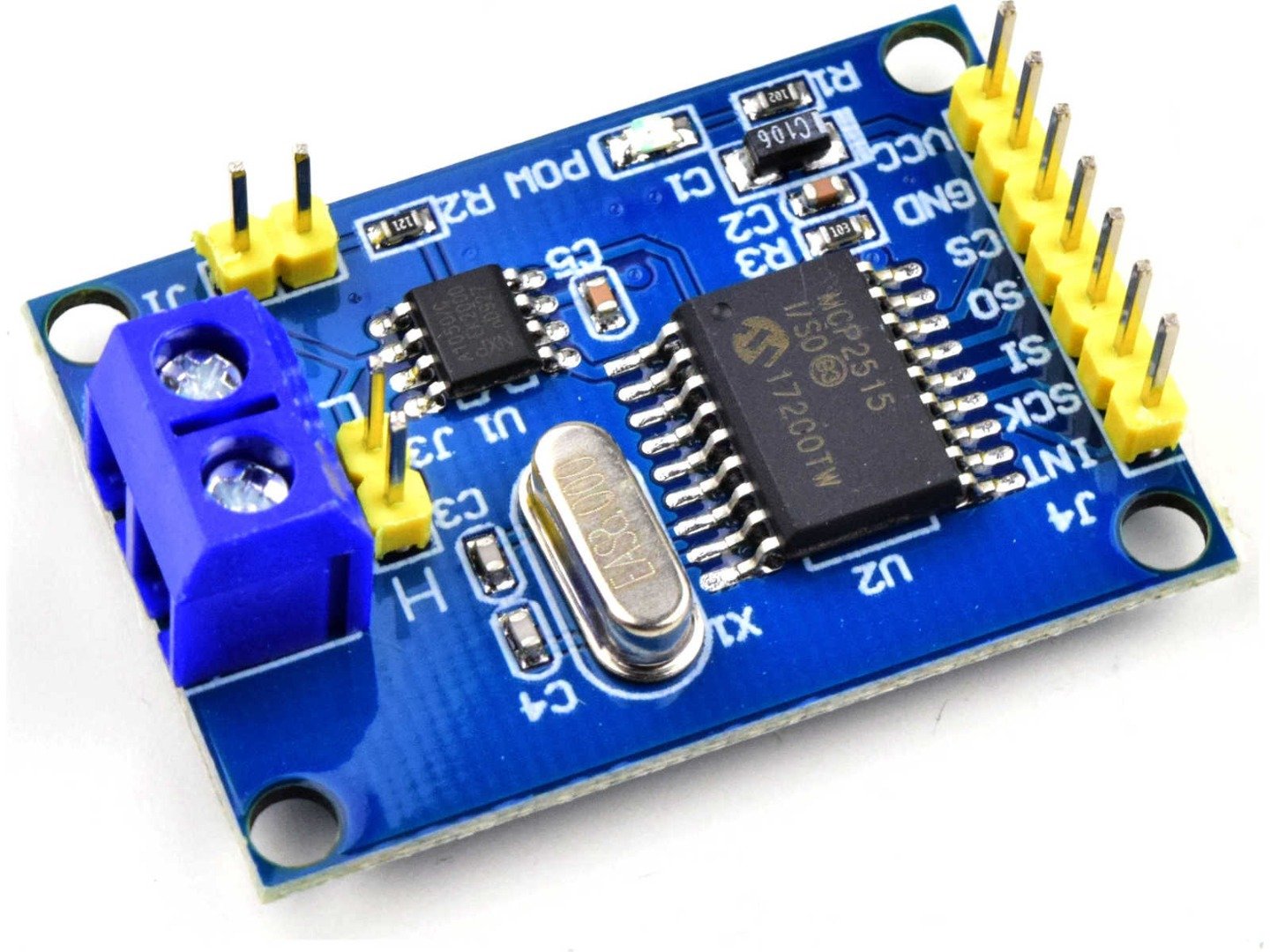 CAN Bus Micro Controller Interface with MCP2515 and TJA1050 5