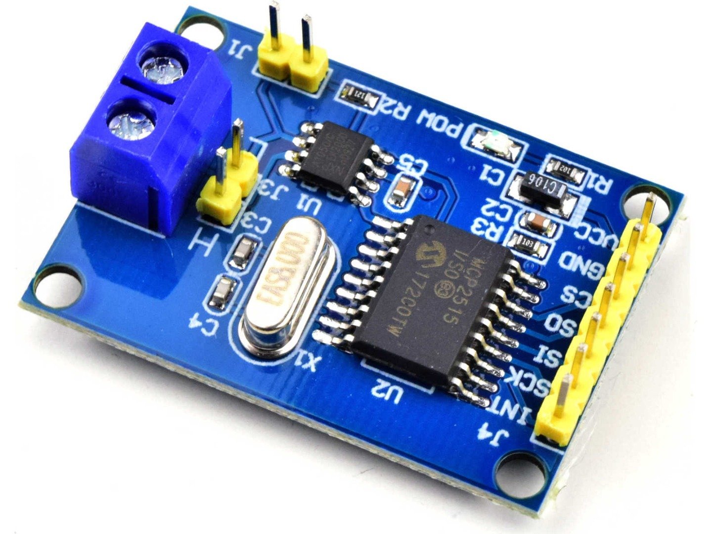 CAN Bus Micro Controller Interface with MCP2515 and TJA1050 11