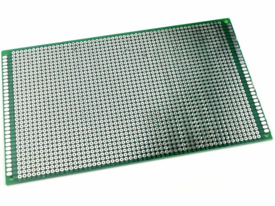 Double Sided Perforated Prototyping PCB 90 x 150 mm 6