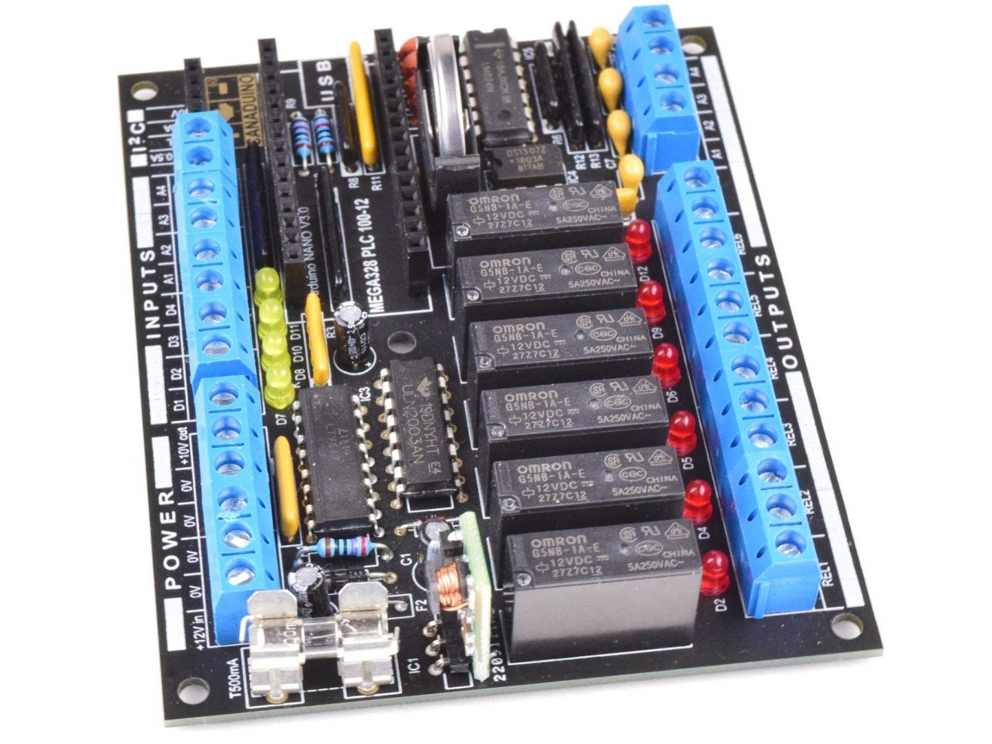 CANADUINO PLC MEGA328 Electronics DIY Kit (100% compatible with Arduino) 6