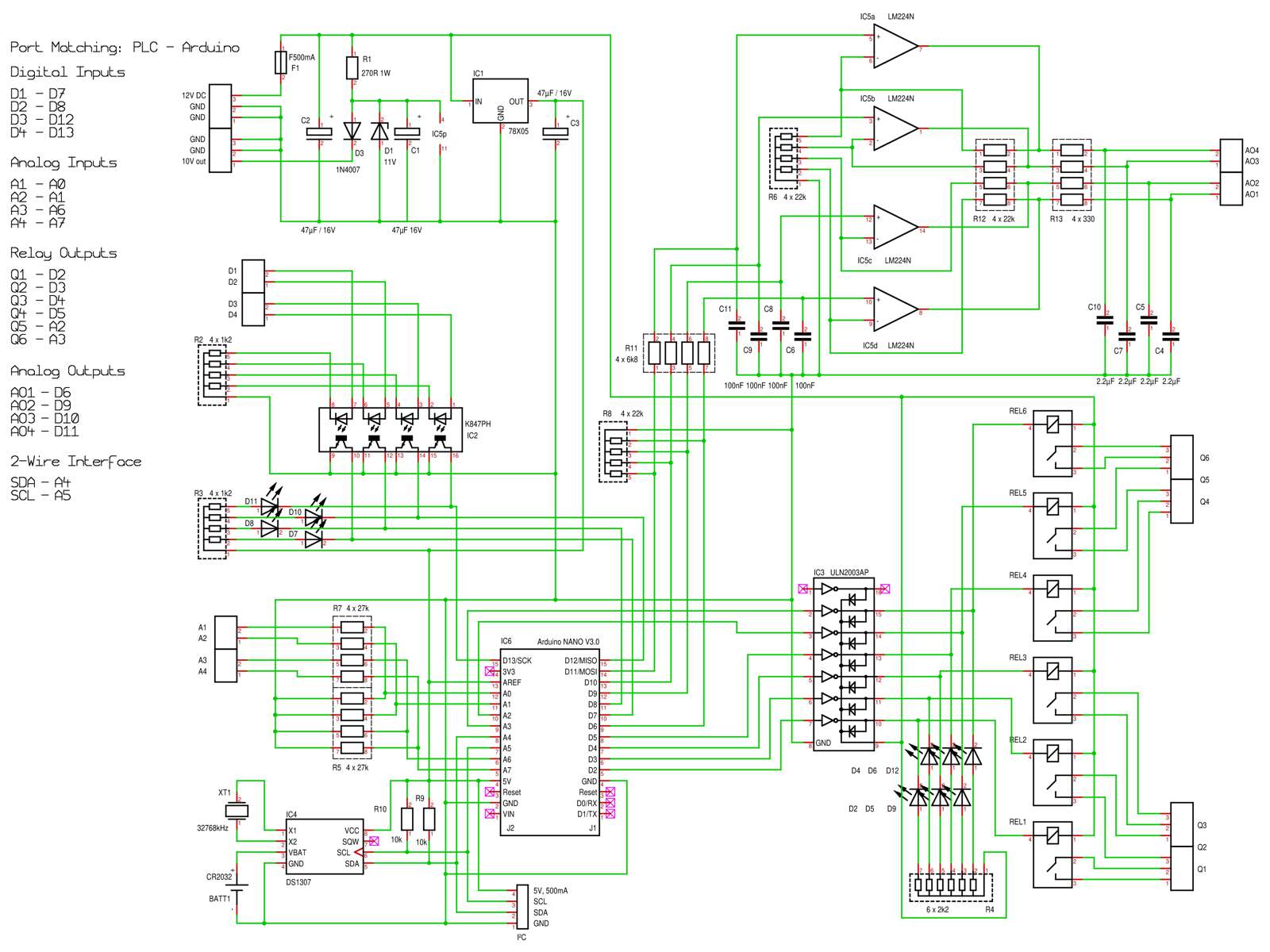 CANADUINO PLC MEGA328 Electronics DIY Kit (100% compatible with Arduino) 18