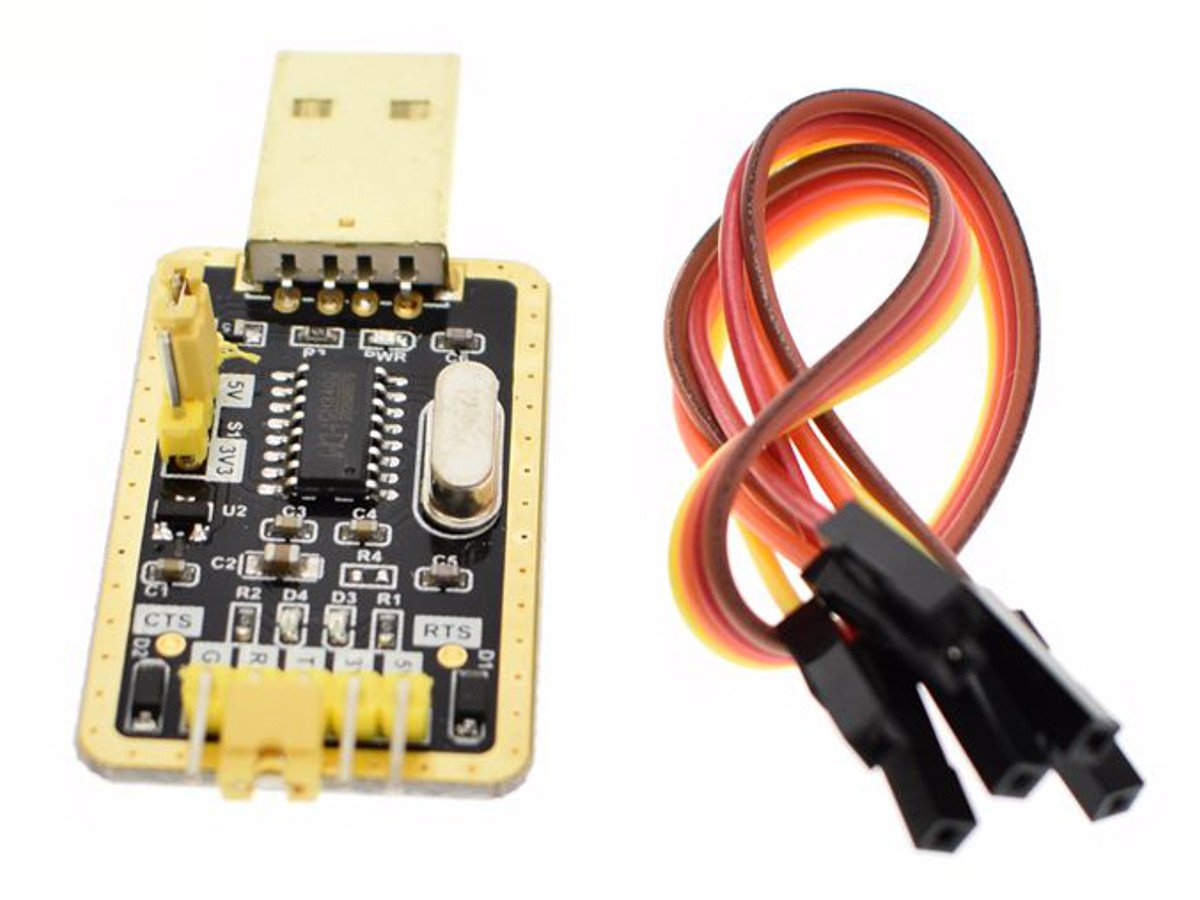 USB – TTL Serial Communication and Programming Adapter CH340 3.3V / 5V 6
