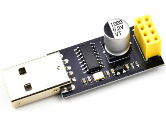 ESP8266 Wi-Fi – USB Adapter for ESP-01 and ESP-01S – CH340 USB 8