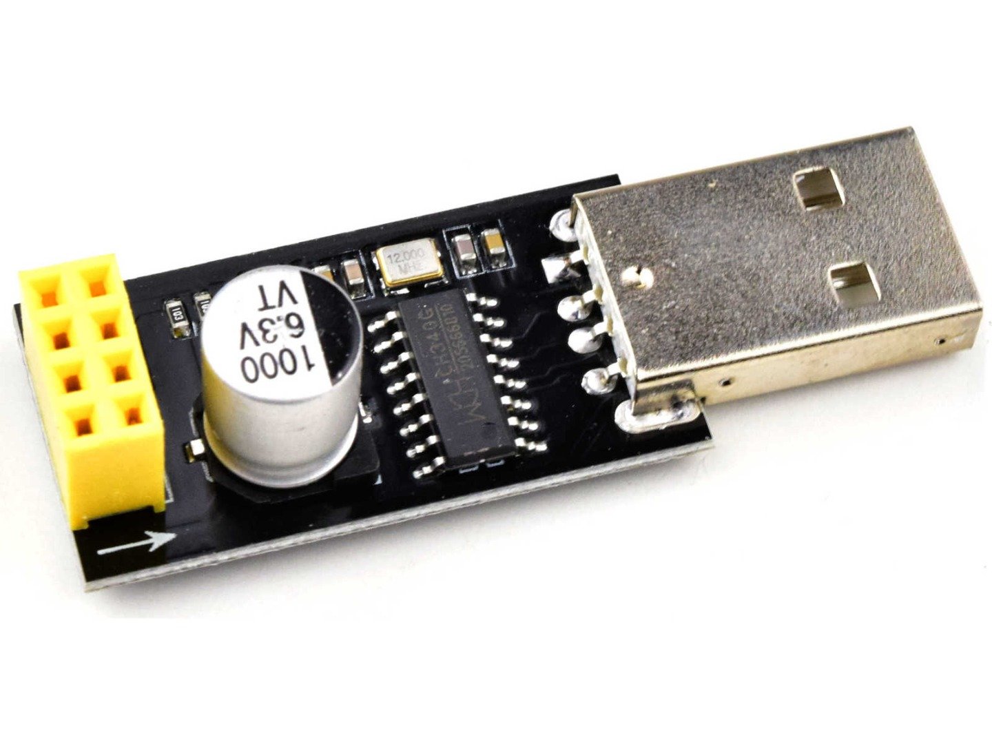 ESP8266 Wi-Fi – USB Adapter for ESP-01 and ESP-01S – CH340 USB 4