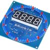 LED Clock Electronics Project with Alarm - Temperature