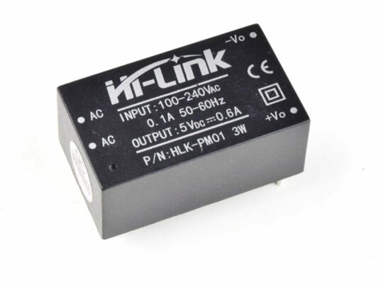 AC-DC Converter HLK-PM01 100-240V to 5V 0.6A 3W – Encapsulated Power Supply for PCB 7