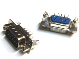 Connector SUB-D9M PCB straight