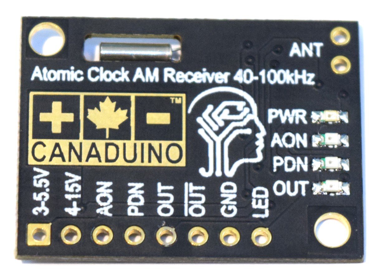 CANADUINO 60kHz Atomic Clock Receiver Module V3 WWVB MSF JJY60 6