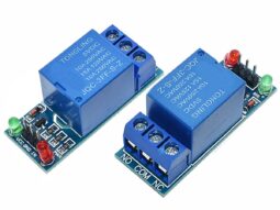 2 x Single Relay Module 10A / 250V for 12V DC power supply and Transistor input