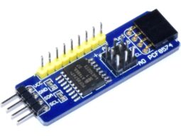 I2C to 8 Bit Parallel IO Expander PCF8574 – Cascadable