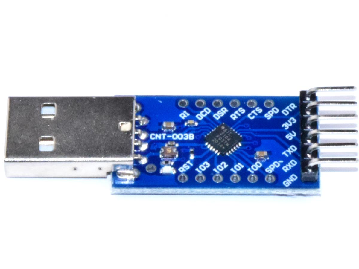 USB TTL UART Adapter Silabs CP2104 for 3.3V and 5V logic 5