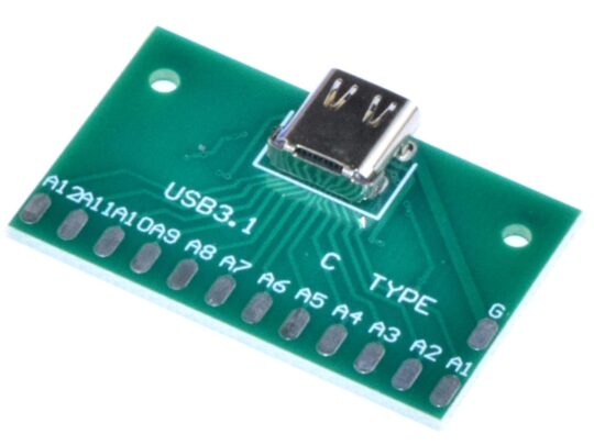 USB-C Breakout Board 24 Positions / Contacts 5