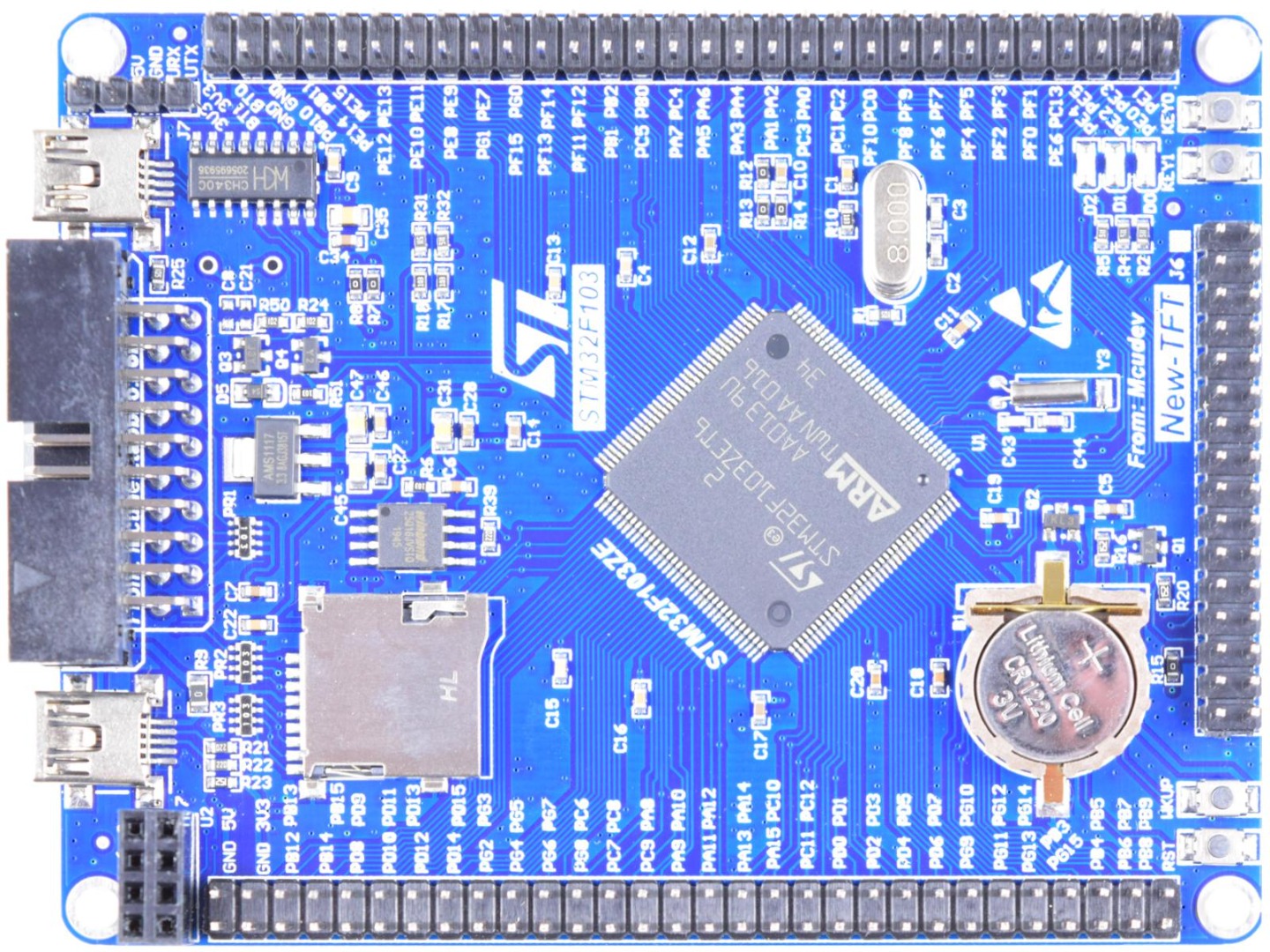 STM32 STM32F103ZET6 Blue Pill Microcontroller Development Board 6