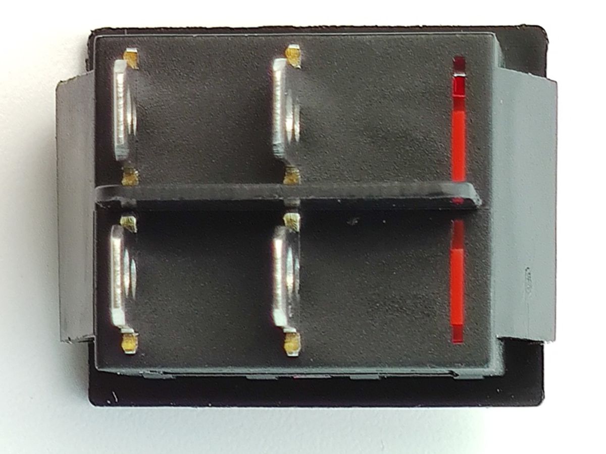 Rocker switch 20A 2-Phases (red) 8