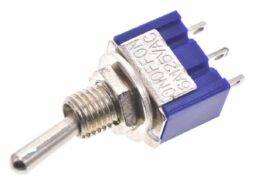Toggle Switch 3 position ON-OFF-ON 6A 125VAC
