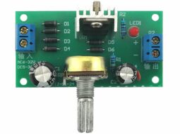 Voltage Regulator DIY Soldering Kit adjustable 1.25V to 12V - 1.5A - AC-DC input