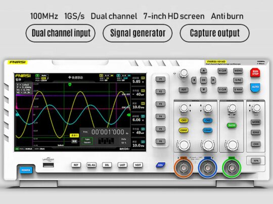 FNIRSI 1014D Digital Oscilloscope and Function Generator 2-in-1 8
