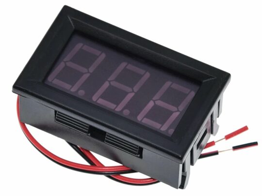 LED voltmeter 70-500 VAC 1