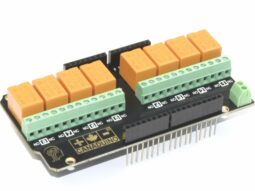 CANADUINO 8-Channel Stackable I2C Relay Shield for Arduino – Assembled