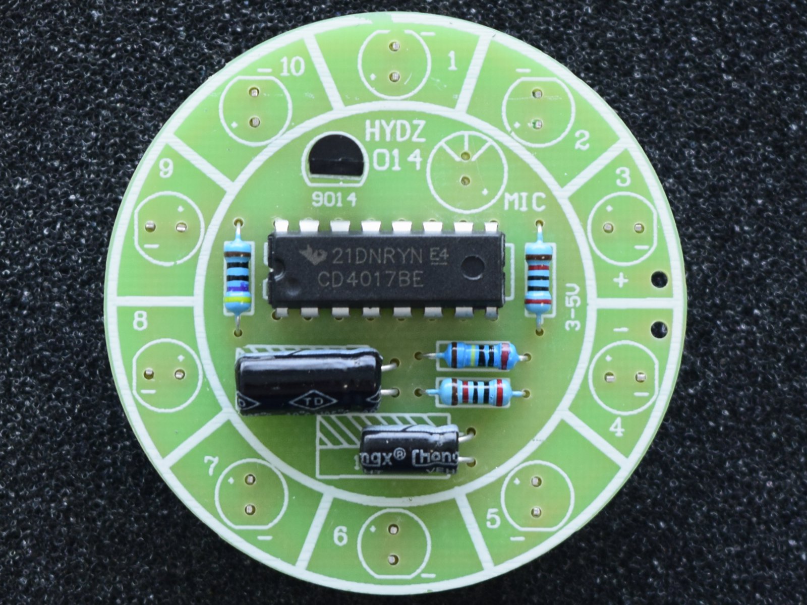 26726 sound controlled led badge diy kit 2