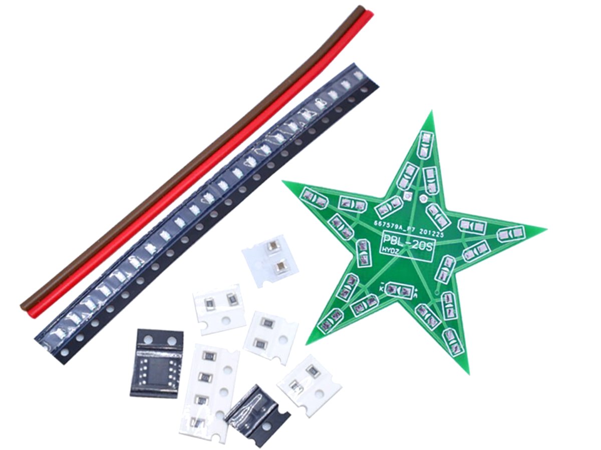 smd soldering practice kit LED breathing light star red 1